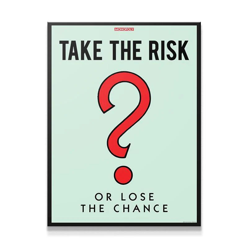 TAKE THE RISK KANVAS TABLO