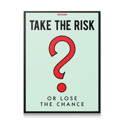 TAKE THE RISK KANVAS TABLO