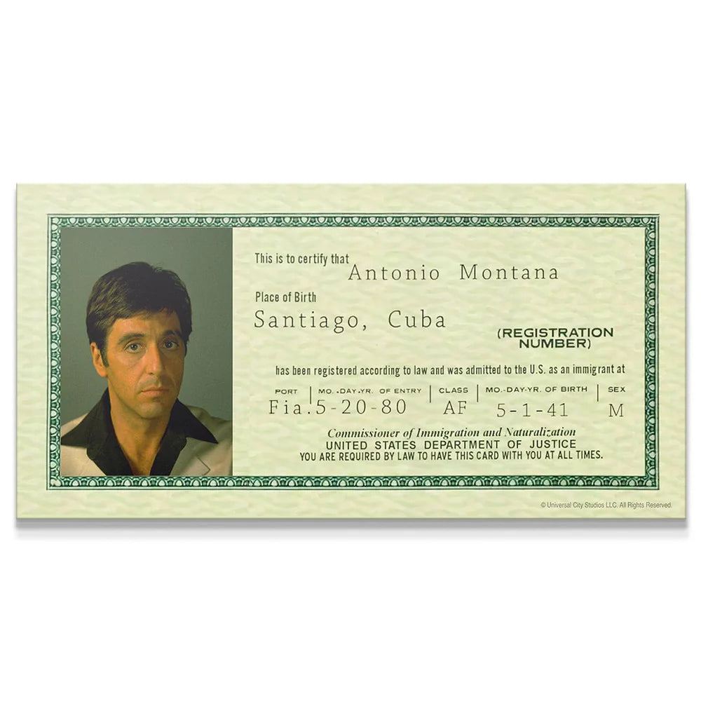 ANTONIO MONTANA KANVAS TABLO