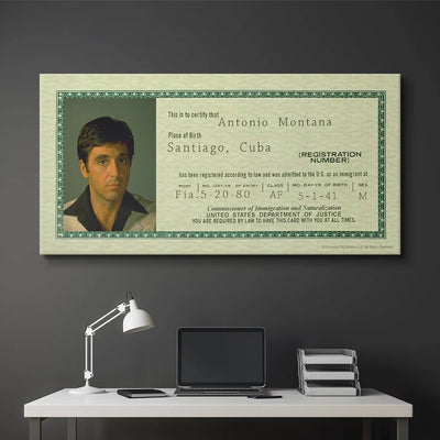 ANTONIO MONTANA KANVAS TABLO