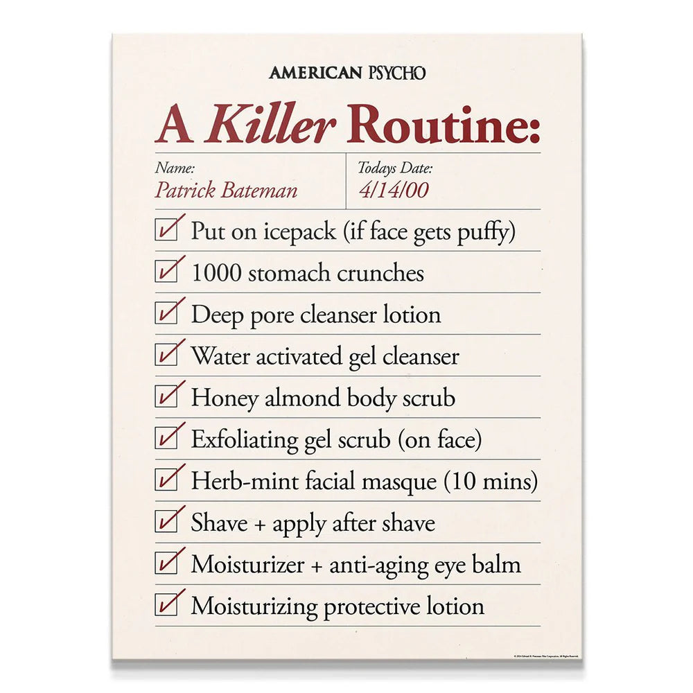 KILLER ROUTINE KANVAS TABLO
