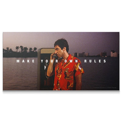 MAKE YOUR OWN RULES KANVAS TABLO