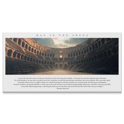 MAN IN THE ARENA KANVAS TABLO