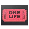 ONE LIFE KANVAS TABLO