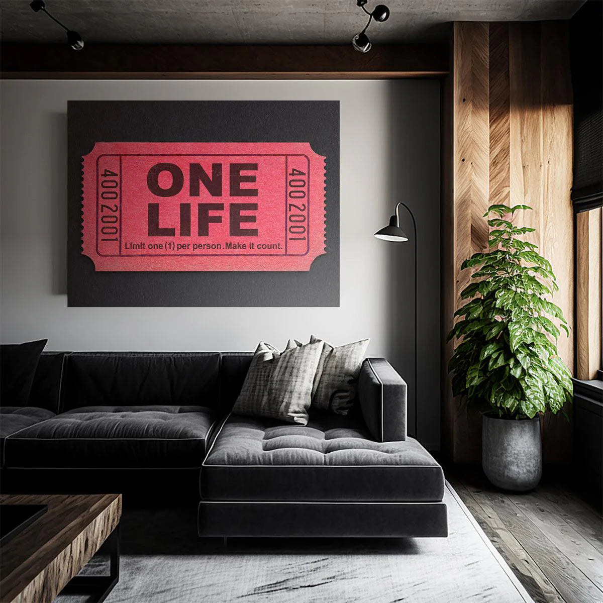 ONE LIFE KANVAS TABLO