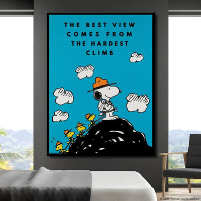 PEANUTS - THE CLIMB KANVAS TABLO