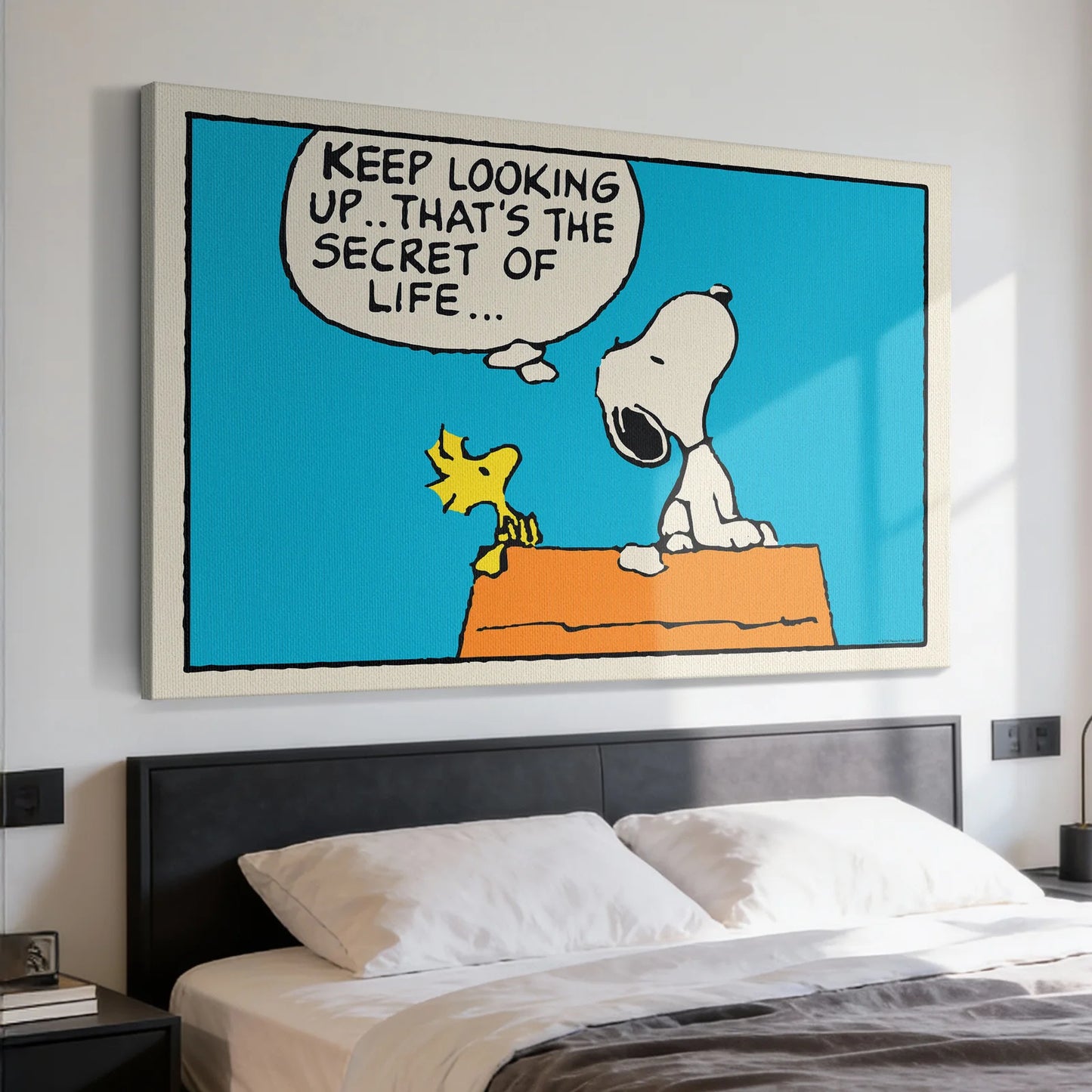 PEANUTS - KEEP LOOKING KANVAS TABLO
