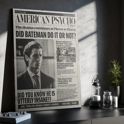 PSYCHO NEWS KANVAS TABLO