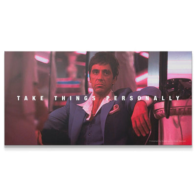 TAKE THINGS PERSONALLY KANVAS TABLO