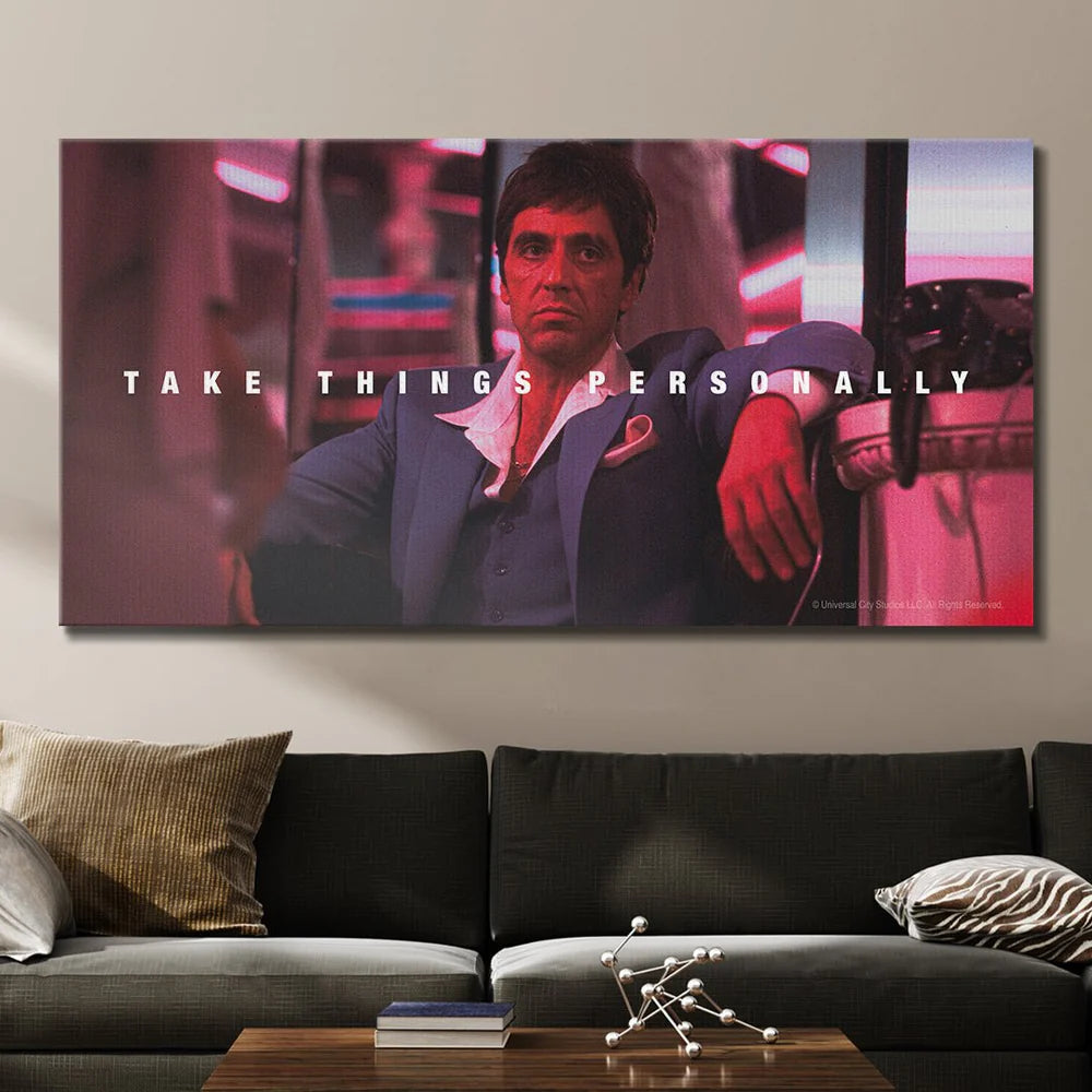 TAKE THINGS PERSONALLY KANVAS TABLO