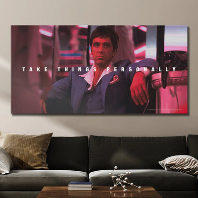 TAKE THINGS PERSONALLY KANVAS TABLO