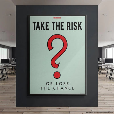TAKE THE RISK KANVAS TABLO