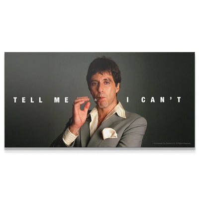 TELL ME I CAN'T KANVAS TABLO