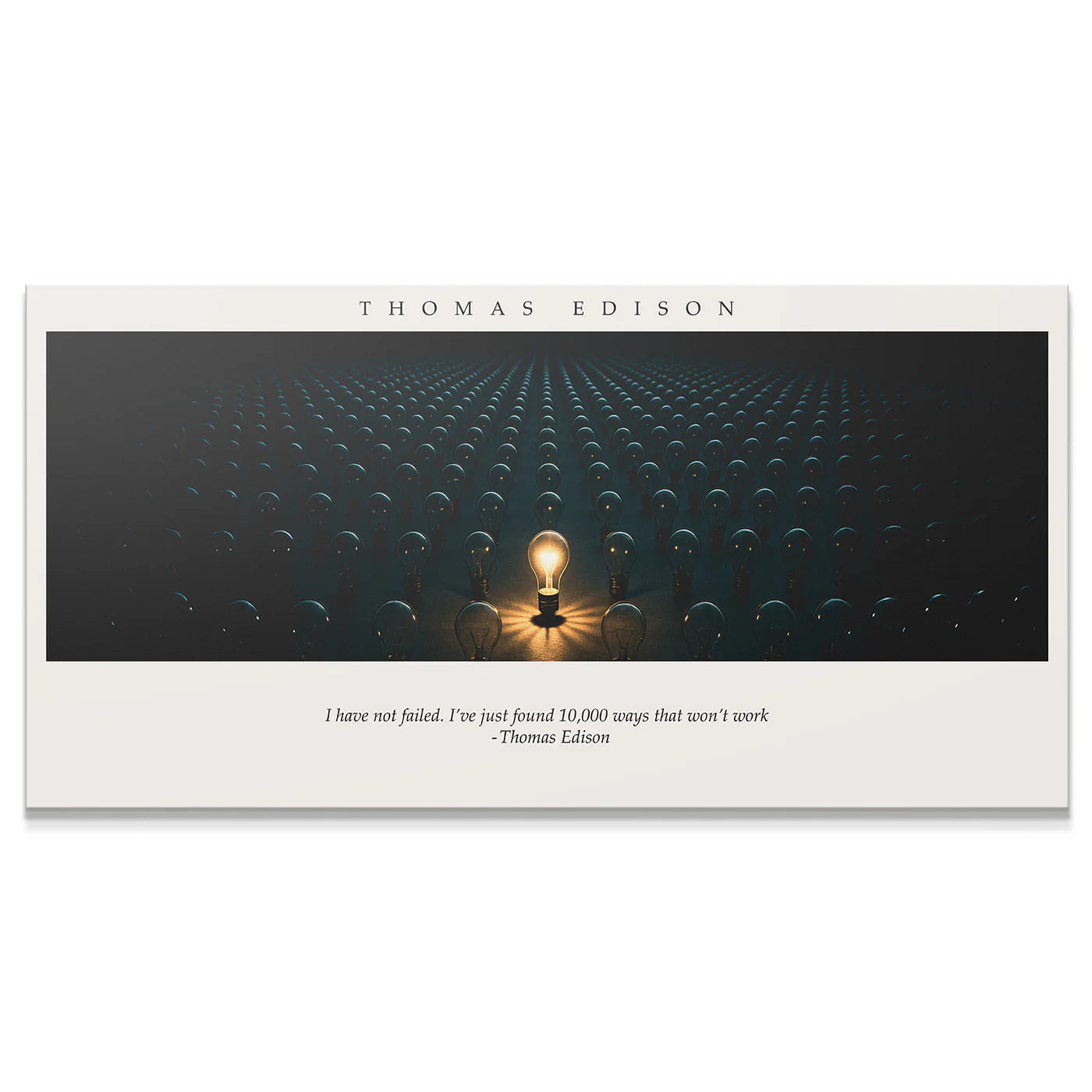 EDISON 10,000 WAYS KANVAS TABLO