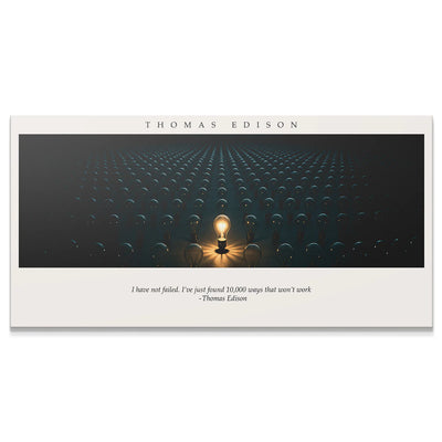 EDISON 10,000 WAYS KANVAS TABLO