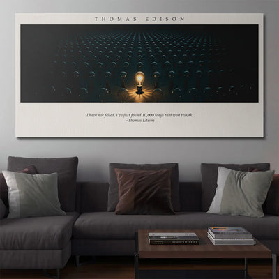 EDISON 10,000 WAYS KANVAS TABLO