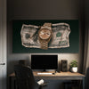 TIME IS MONEY KANVAS TABLO