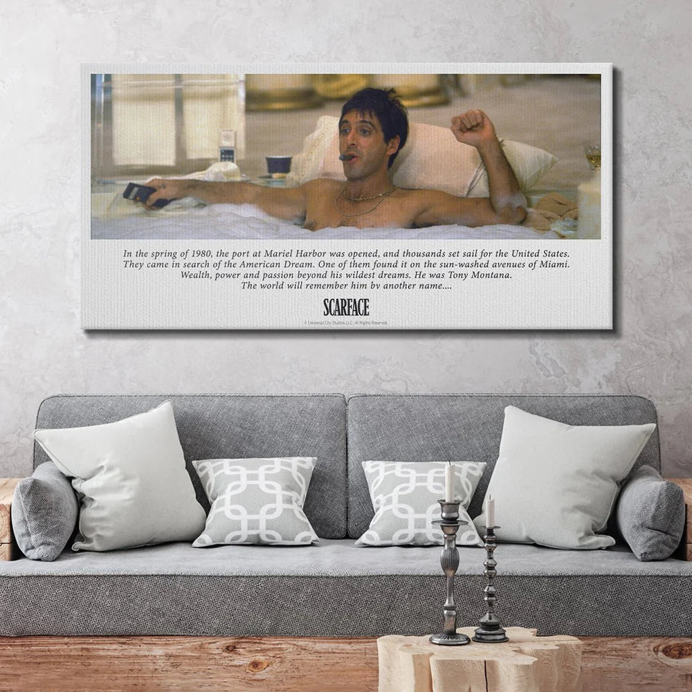 TONY MONTANA KANVAS TABLO
