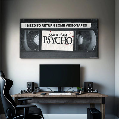 RETURN VIDEO TAPES KANVAS TABLO