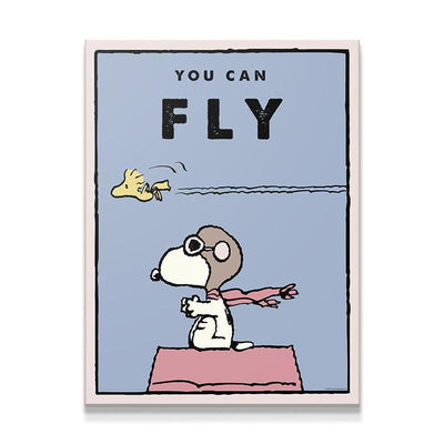 PEANUTS - YOU CAN FLY KANVAS TABLO